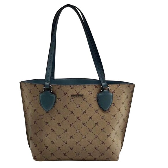 Nine West Tan Polyester Tote Bag - Picture 1 of 12